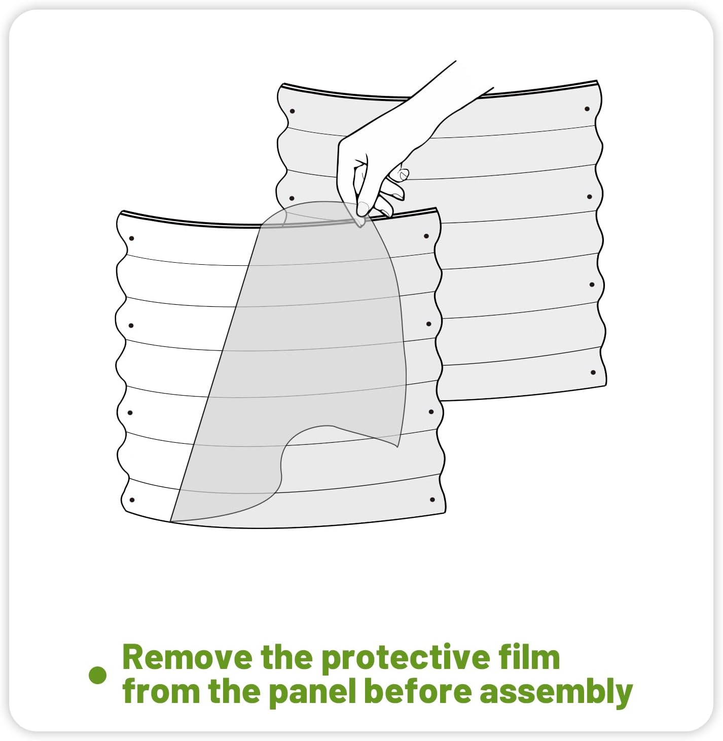 SnugNiture Galvanized Raised Garden Bed Outdoor, 2 Pcs 4x2x1ft Oval Metal Planter Box for Planting Plants Vegetables, White