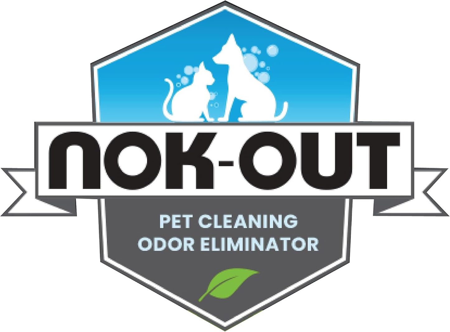 Nok-Out Premium Grade Pet Shampoo for Dogs and Cats, Veterinary Strength and Odor Eliminator Formula, Made in The USA, 20 Ounce Bottle