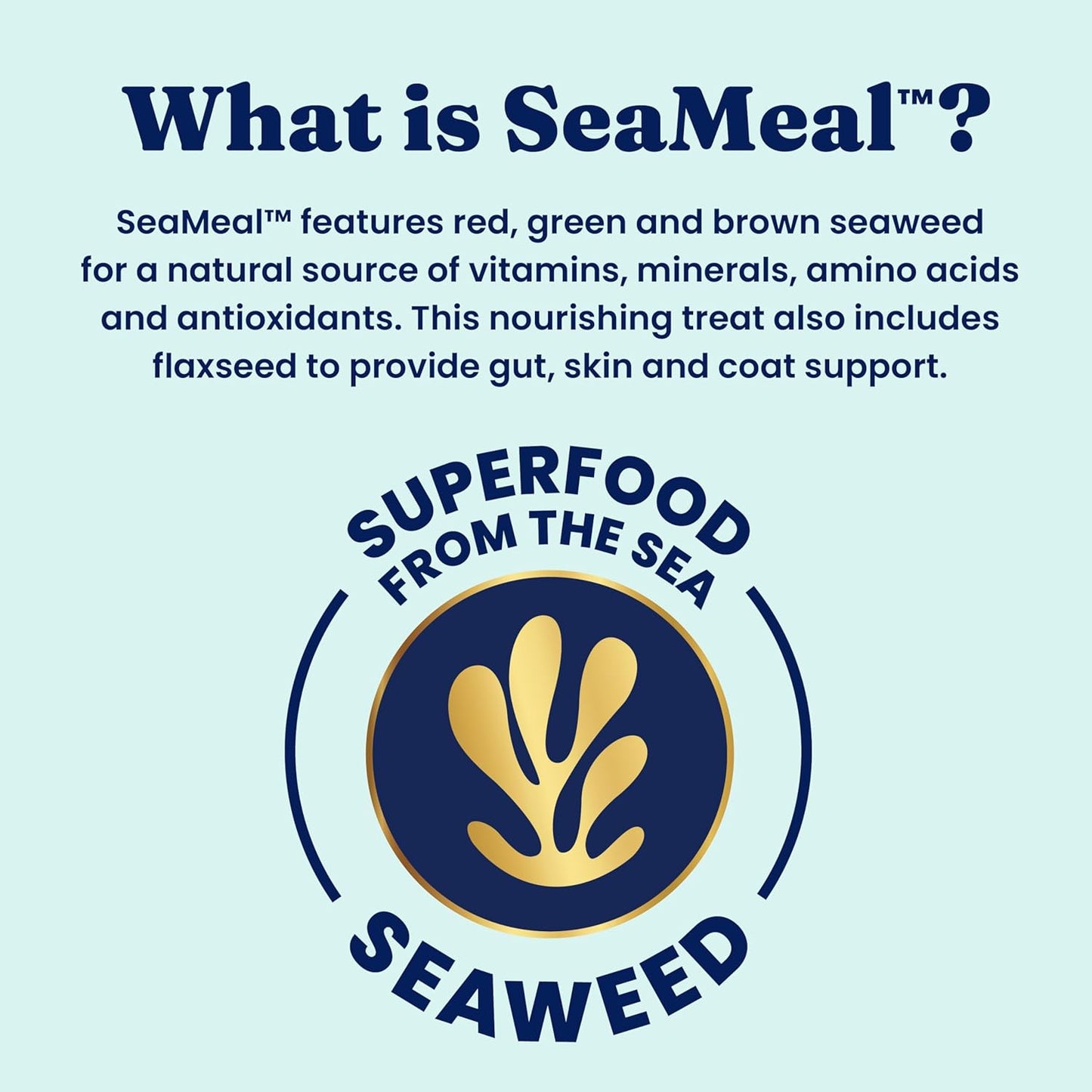 Solid Gold Lickable Cat Treats - Limited Ingredient Chicken SeaMeal™ Squeezable Healthy Cat Treats for Indoor Cats - Snack & Topper Squeeze Ups for Cats w/Seaweed for Gut & Immune Support - 3oz/30ct