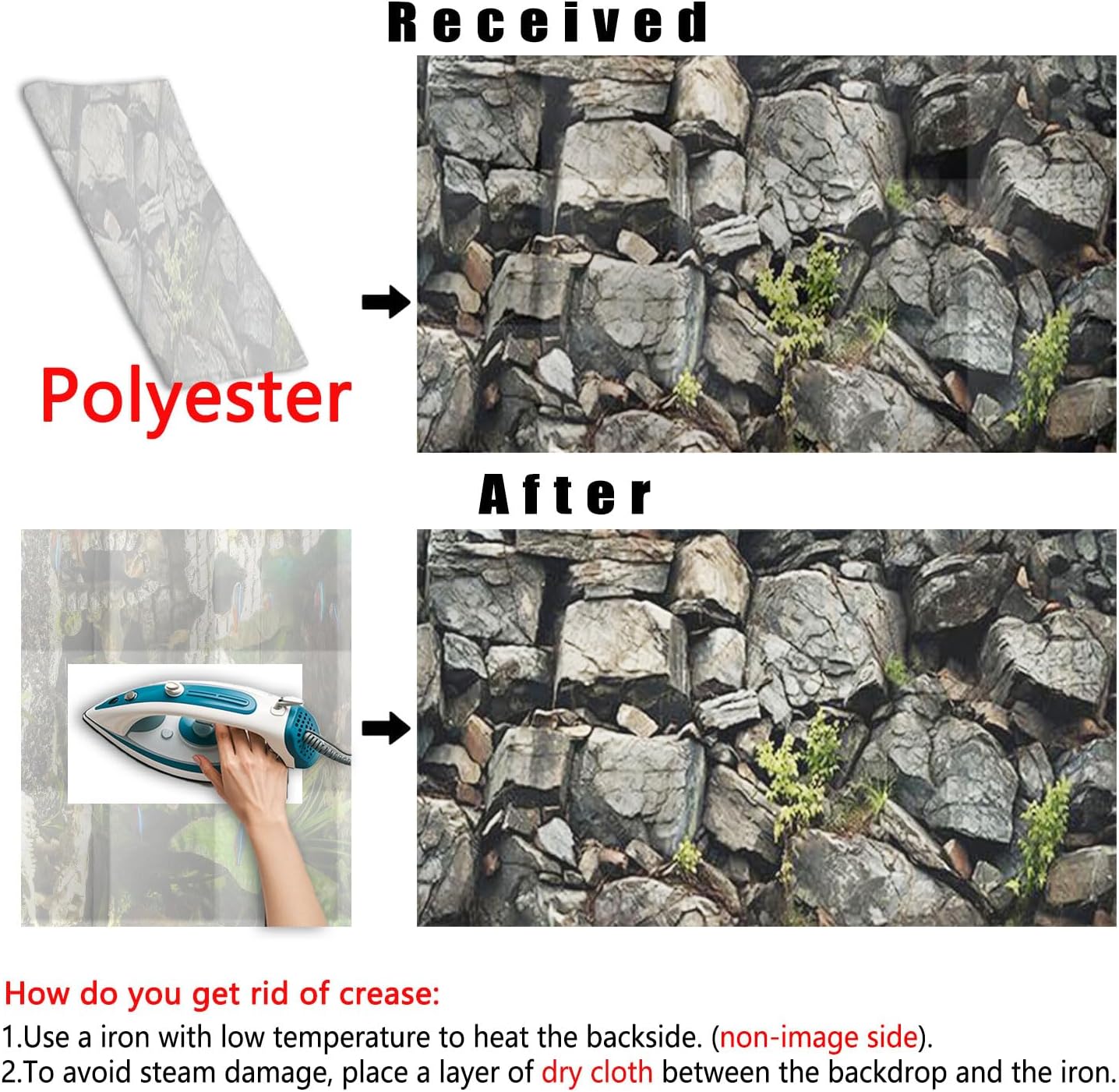 72X16IN Stone Aquarium Background, Rock Fish Tank Background, Natural Rocky Glass Terrarium Background with 8 EVA Double-Sided Tape