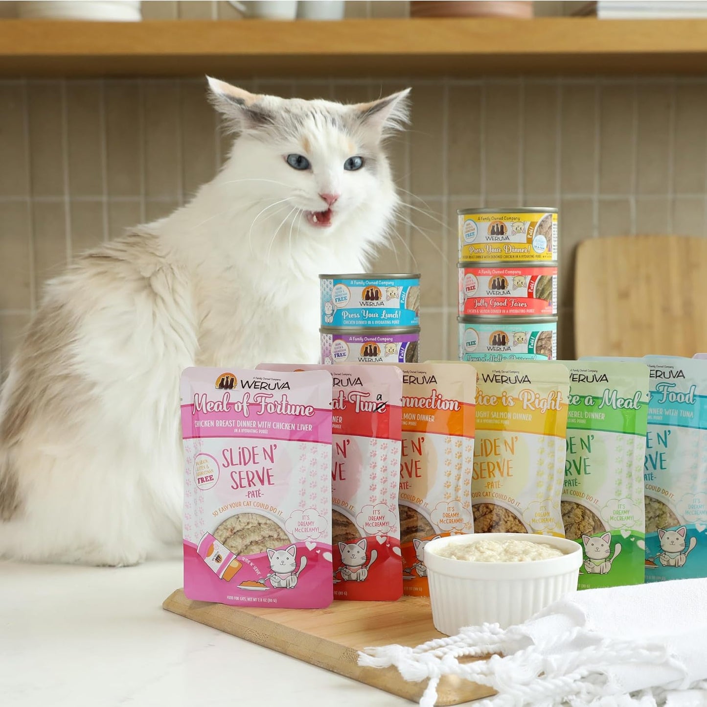 Weruva Wet Cat Food, Jolly Good Fares with Chicken and Salmon Pate, 3oz Can, Pack of 12