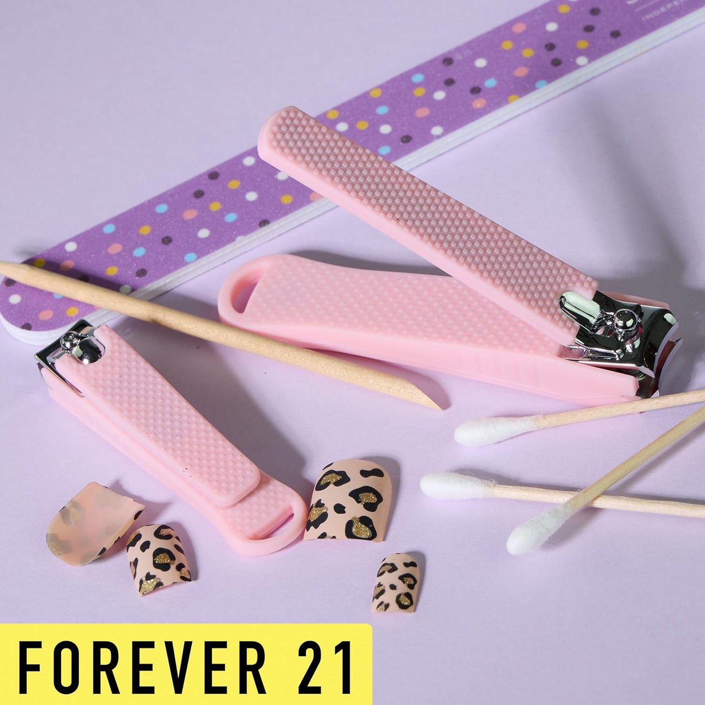 Nail Clippers Set - 2pc Soft Touch Pink Nail Clipper Value Pack, Big & Small Precision Nail Clippers Pack, Essential Manicure & Pedicure Tools