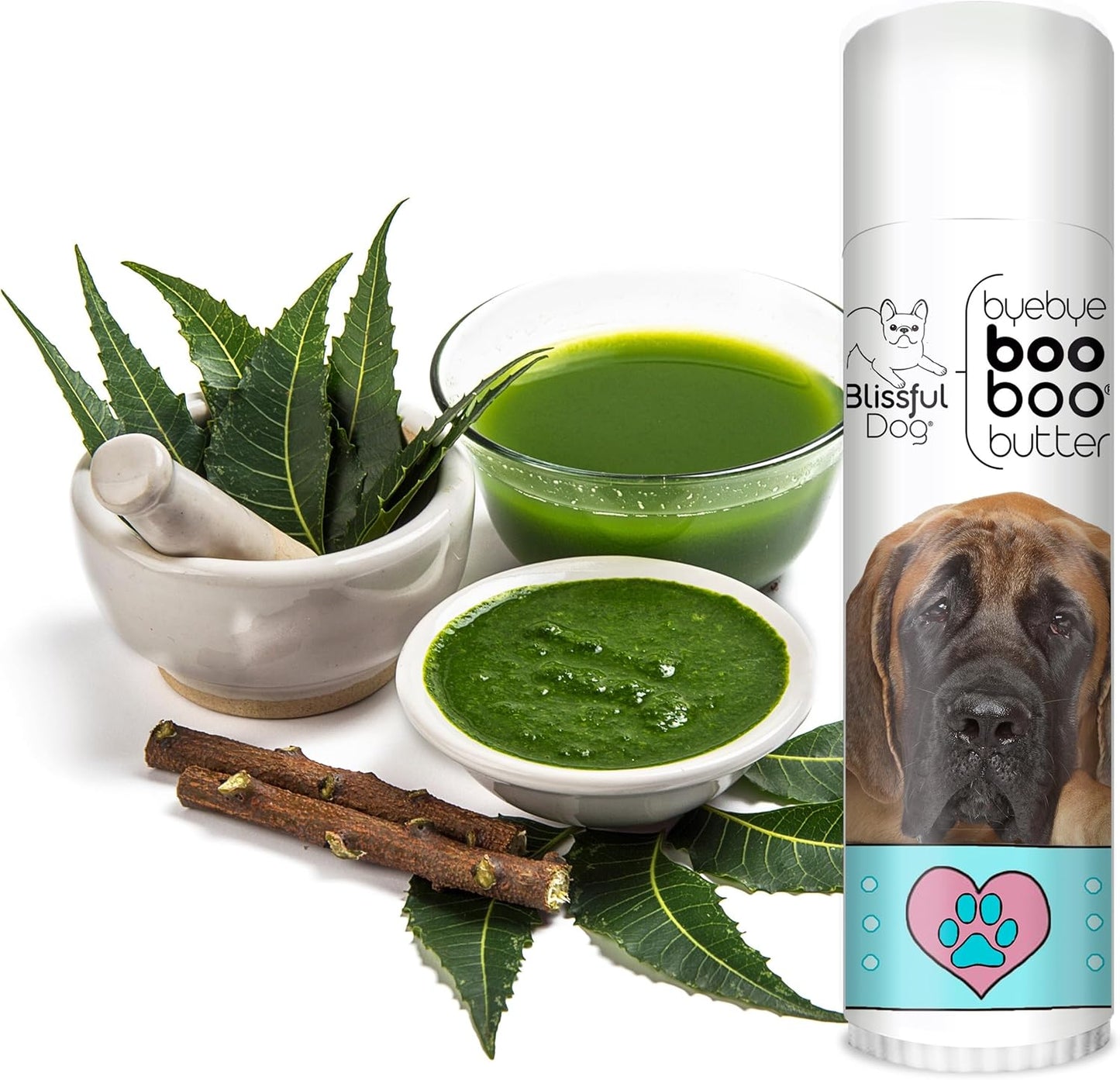 The Blissful Dog .50 oz Tube Mastiff Booboo Butter