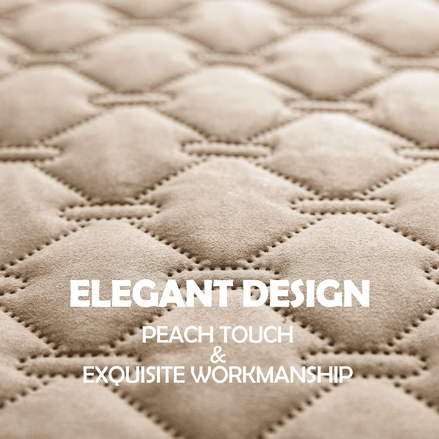 gogobunny 100% Double Sided Waterproof Dog Blanket Soft Pet Bed Cover Reversible Protect Furniture Couch Sofa Car for Puppy Cat Kids (Dark Beige/Light Beige, 30x80 Inch (Pack of 1))