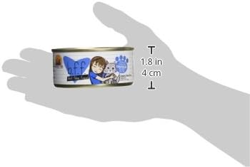 Weruva BFF Minced Natural Wet Cat Food, Tuna and Chicken Chuckles in Gelee, 5.5oz Can, Pack of 24