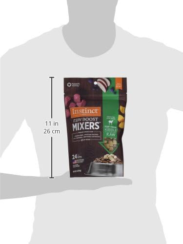 Instinct Raw Boost Mixers, Freeze Dried Dog Food Topper, Grain Free - Grass Fed Lamb, 5.5 oz. Bag