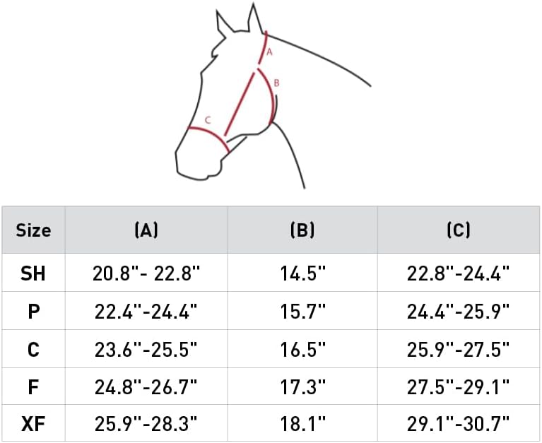 HORZE Warren Soft Adjustable Genuine Leather Horse Halter | Stainless Steel Hardware - Light Brown - Warmblood