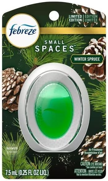 Febreze Winter Spruce Limited Edition Small Spaces Air Freshener, 0.25 fl oz