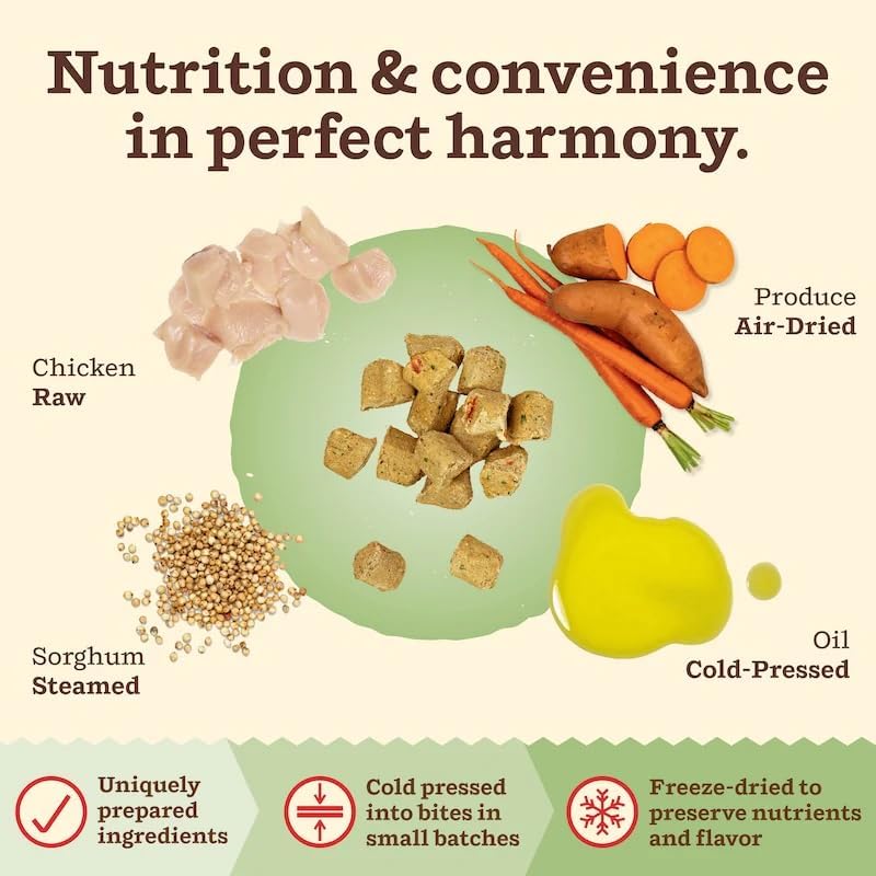 Primal Kibble in The Raw, Freeze Dried Cat Food, Chicken, Scoop & Serve, Made with Raw Protein, Whole Ingredient Nutrition, Crafted in The USA, Dry Cat Food, 64 Ounce (4 lb) Bag