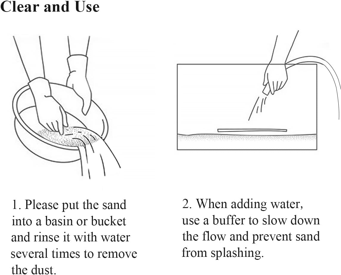 20 lbs Aquarium White Sand, 0.8-2 mm Small Aquarium Gravel for Fish Tank. Decorative Sand for Aquarium, Paintings, Plants Potted, Fire Pits, Candle, Vase and Crafts