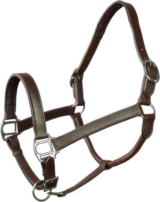 Miller's Padded Rolled Throat Leather Halter