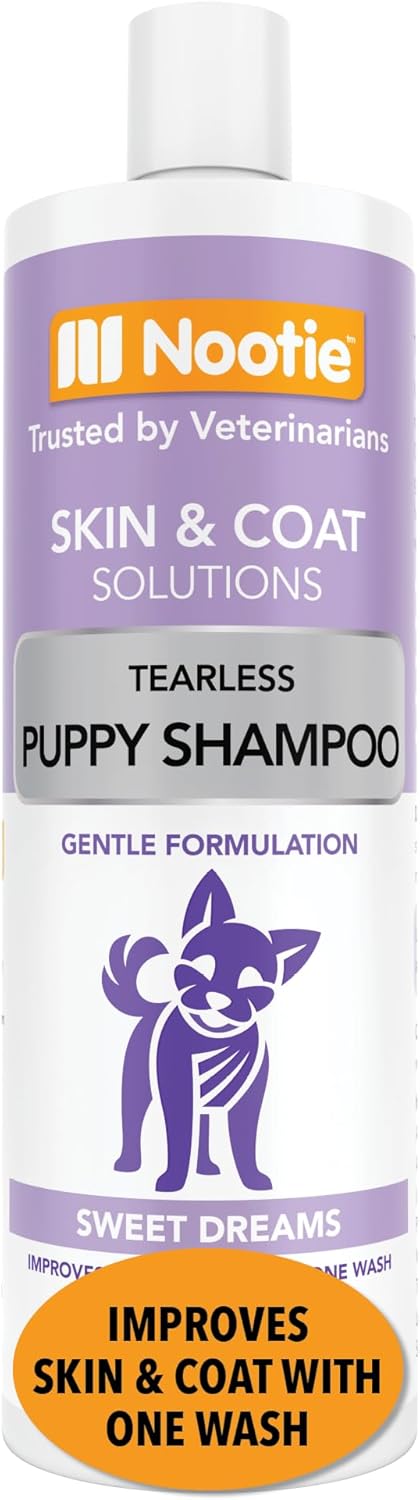 Nootie - Pet Shampoo for Sensitive Skin - Revitalizes Dry Skin & Coat - Natural Ingredients - Gentle Dog Shampoo - Cleans & Conditions 16 oz