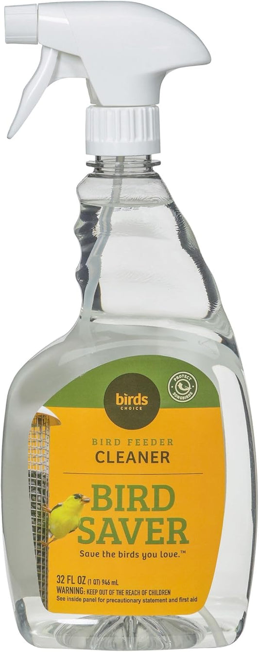 Birds Choice Bird Feeder, Bird House, and Bird Bath Cleaner, 32 oz. – Safe for Birds, Keep Your Birdhouse and Feeders Clean for Greater Bird Activity