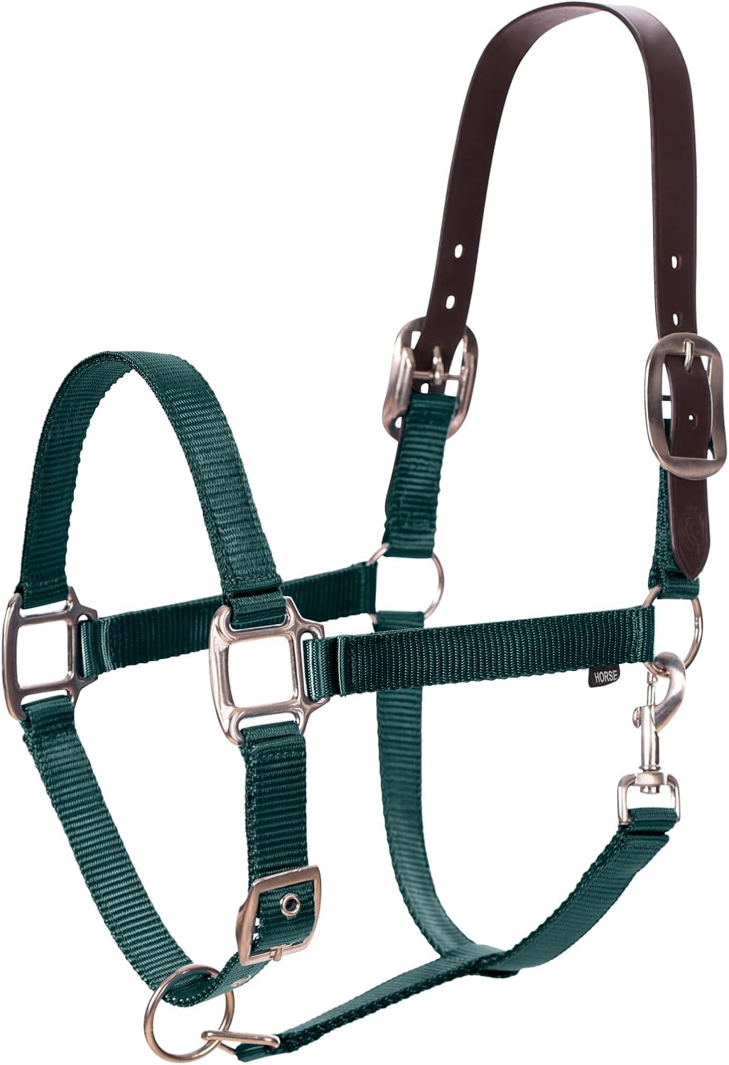 Equinavia Loki Adjustable Breakaway Horse Halter - Hunter Green - Cob