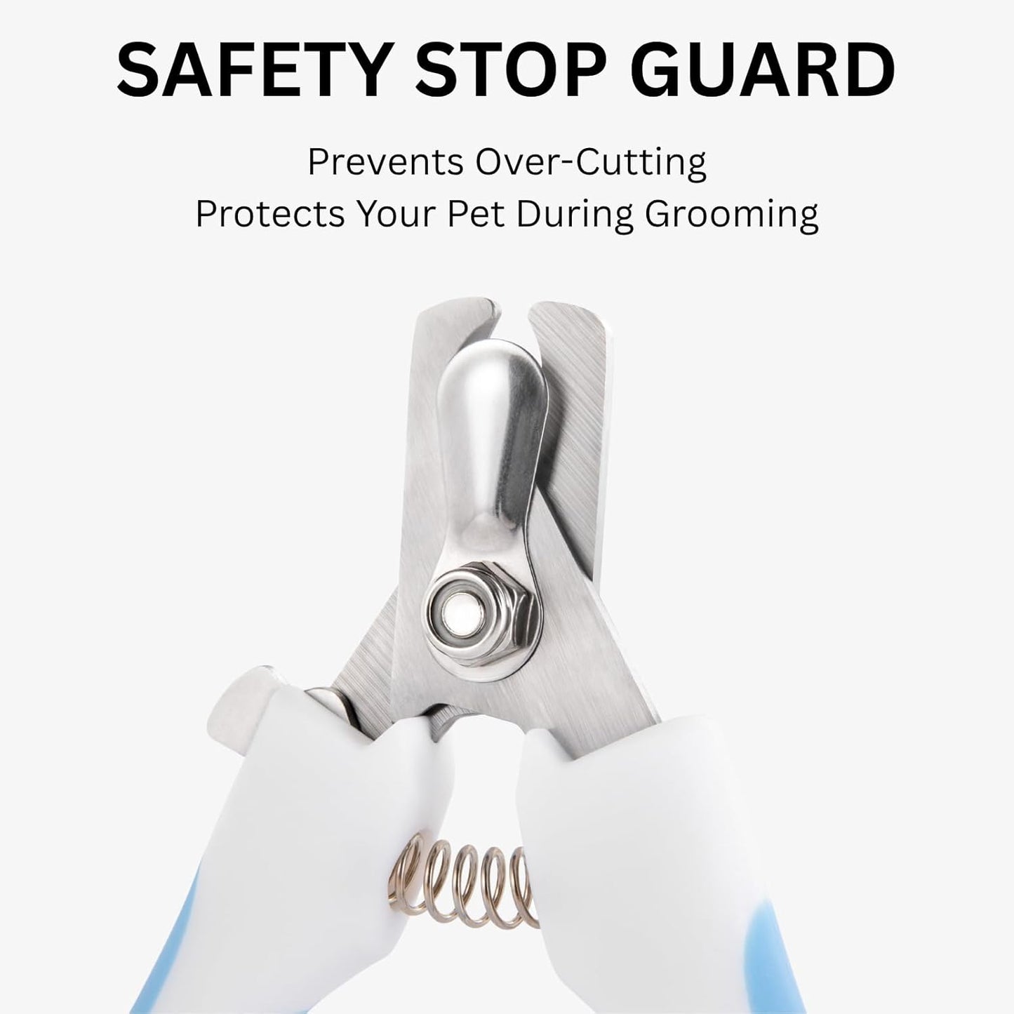 AIXINPET Dog & Cat Nail Clippers and Trimmers - with Free Nail File, Protective Guard to Avoid Over Cutting, Extra Sharp Blade - Suitable for Small to Large Dogs & Cats, Birds and Rabbits (Large)