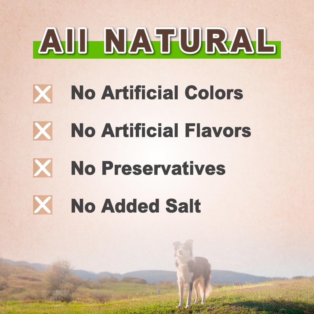 AFreschi Turkey Tendons for Dogs, USA-Sourced, Healthy Dog Treats, Rawhide-Free Puppy Chews, Long Lasting, All Natural, Hypoallergenic Dog Treats, Classic Series, Sliced, 3.5 oz Pack