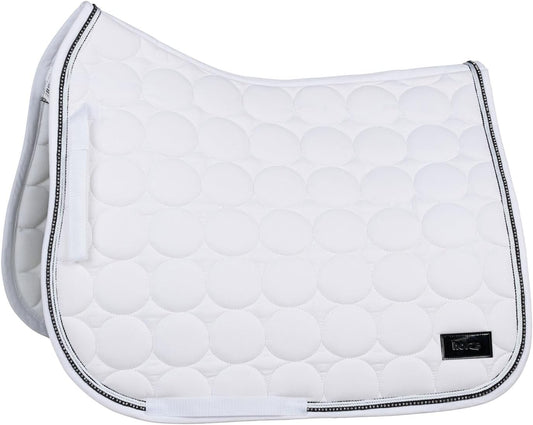 HORZE Marquess Quilted Quick-Dry Dressage Saddle Pad with Crystal Trim