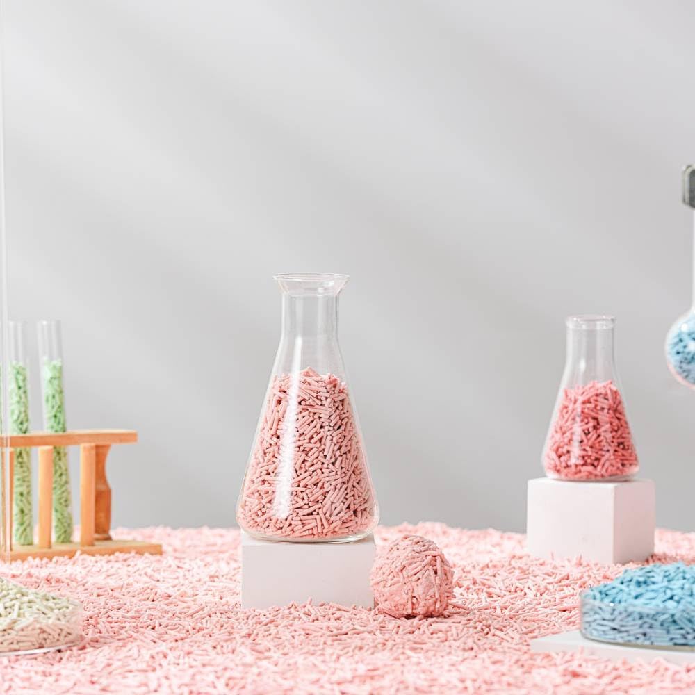 Tofu Cat Litter Natural Clumping Tofu Cat Litter, Fast Clumping and Easily Scoop-able 5.5lb/88oz 5 Scents - Ocean Fresh, 12 Pack