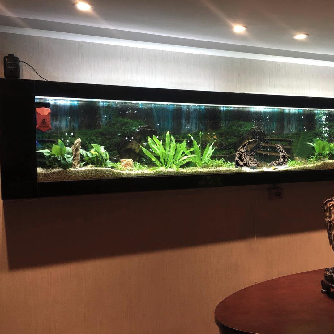 Novelsite Premium Large Sandstone Canyon Rock Formation - Lifelike Aquarium Decor for Fish Tank, 17" x 8.6" x 5" - Enhance Aquatic Landscape with Realistic Natural Look