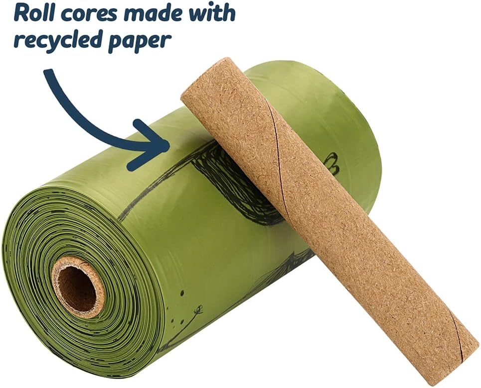 Ley's Dog Poop Bags 135 Count, Biodegradable Poop bags Extra Thick Strong, Eco-Friendly Dog Waste Bag, Doggie Bag Refill Rolls with Dispenser