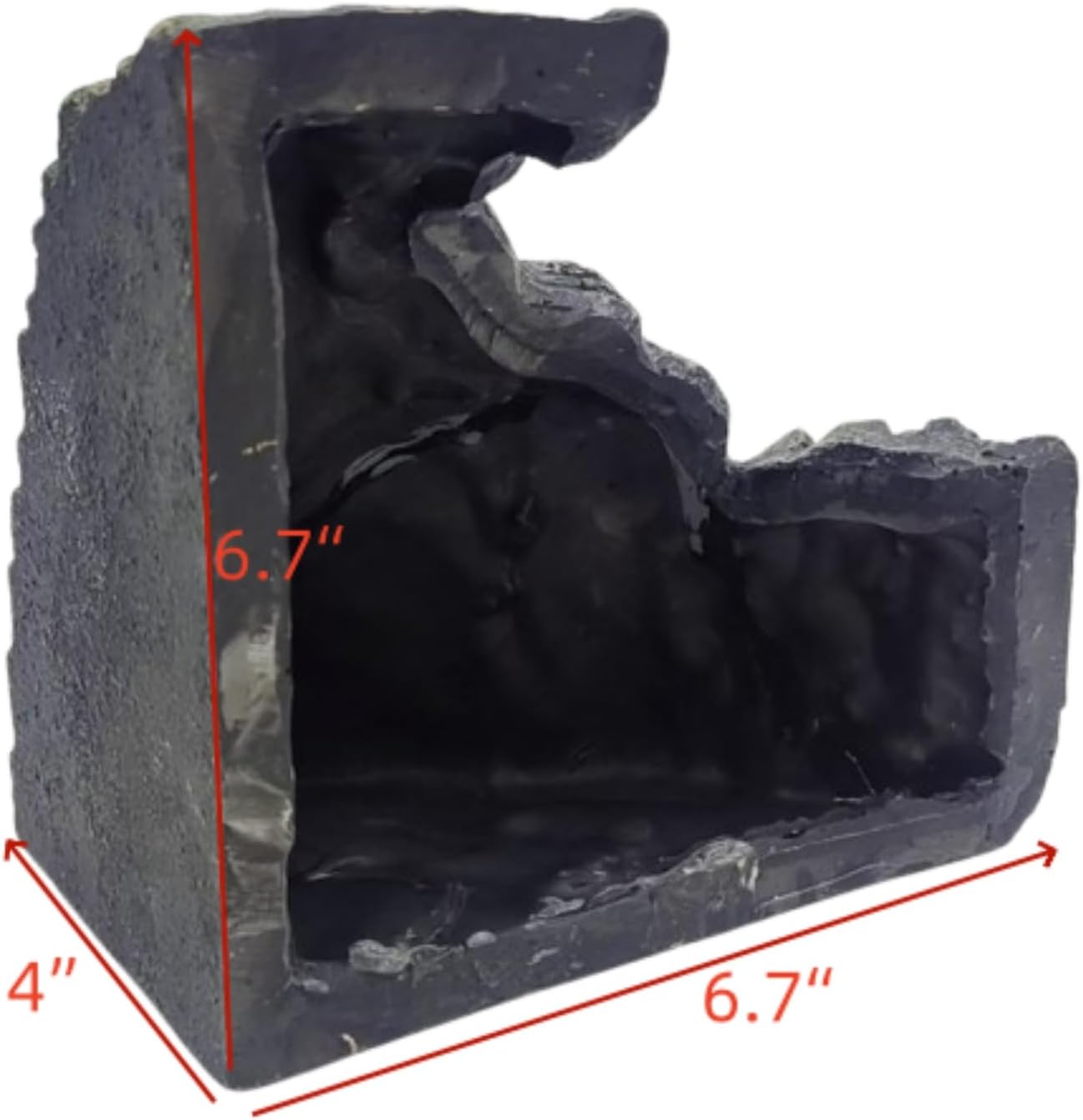 LEOTERRA Reptile Hide, Reptile Basking Platform and Aquarium Cave for Lizards, Geckos, Turtles,Snakes & Fish, Resin Material,Colorfast Underwater Design Aquarium & Terrarium Accessories