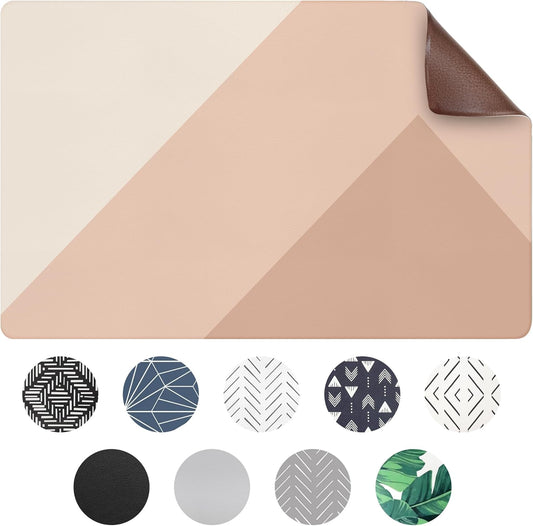 NALALAS Large Dog Mat for Food and Water, Cat Feeding Mat | Large Waterproof Dog Bowl Mat | Non-Slip Pet Food Mat for Floors | Pet Mats for Food and Water | Easy to Clean