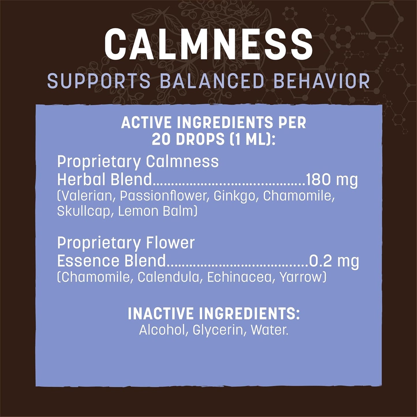 Earth Animal Herbal Remedies | Calmness | 2 fl oz