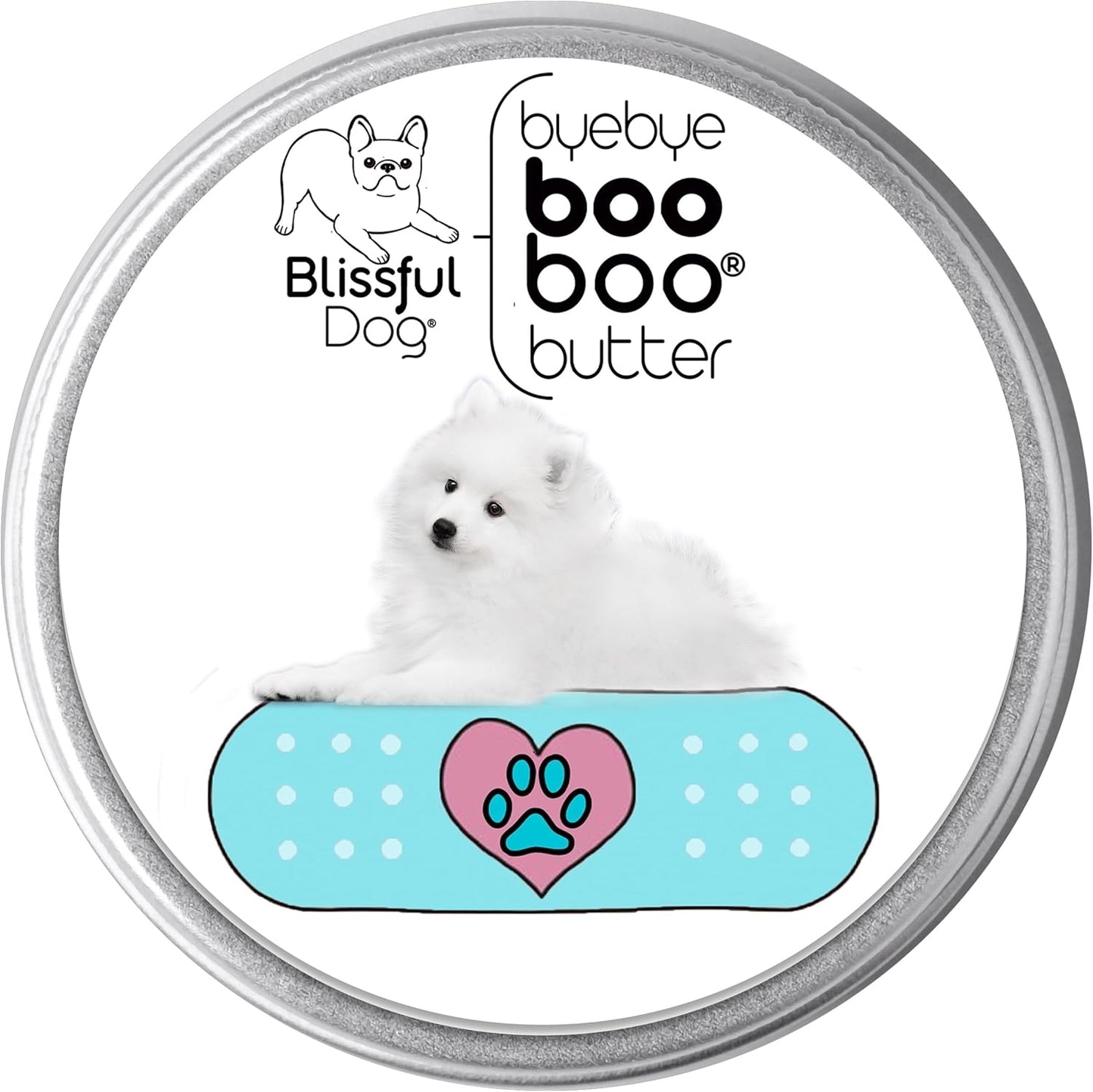 The Blissful Dog 4 oz TIN American Eskimo Booboo Butter