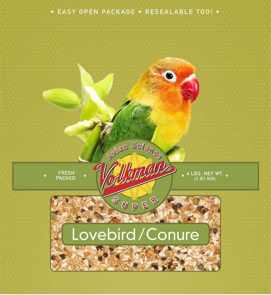 Volkman Avian Science Lovebird & Conure Bird Seed 4 Lb