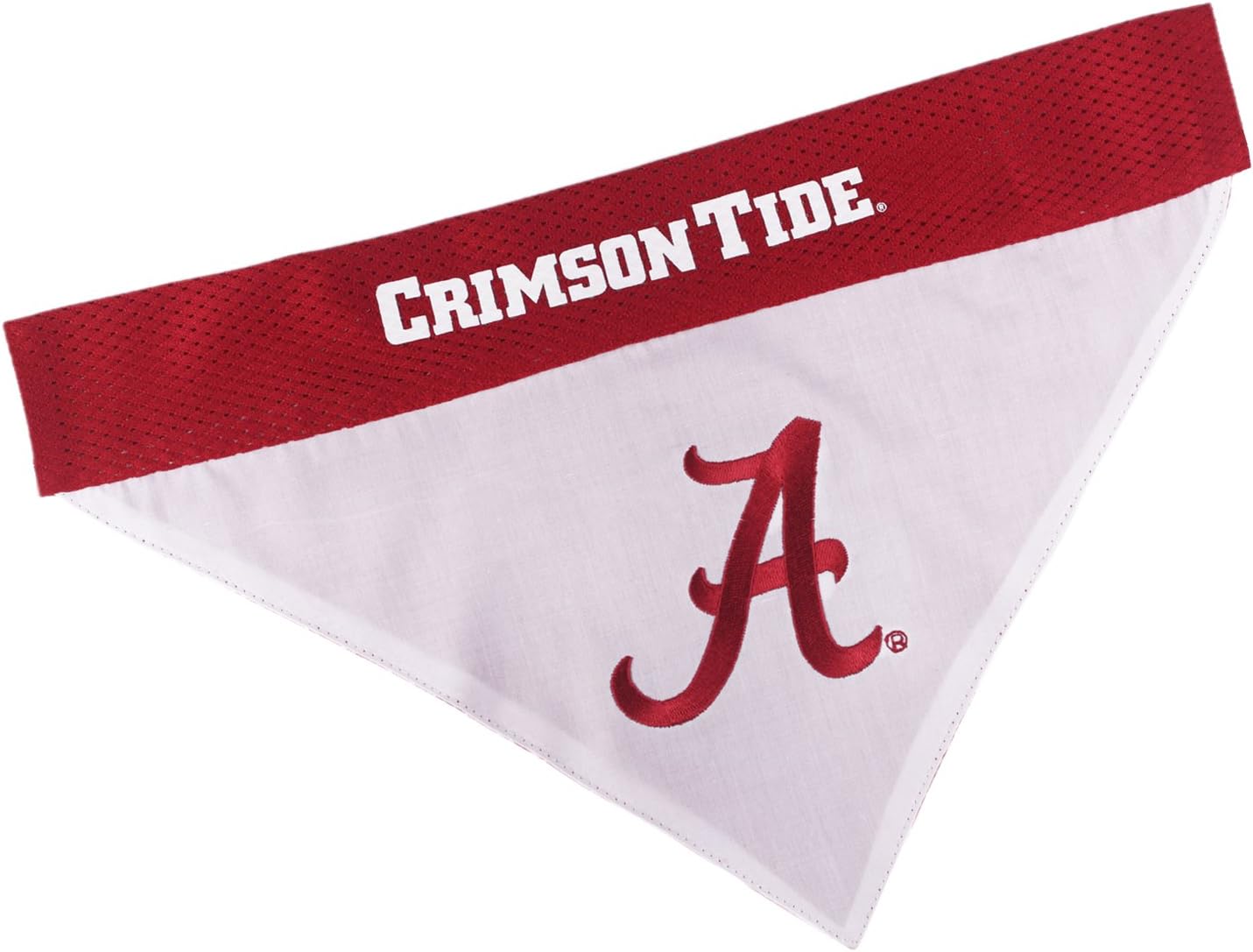 Pets First Collegiate Pet Accessories, Reversible Bandana, Alabama Crimson Tide, Small/Medium