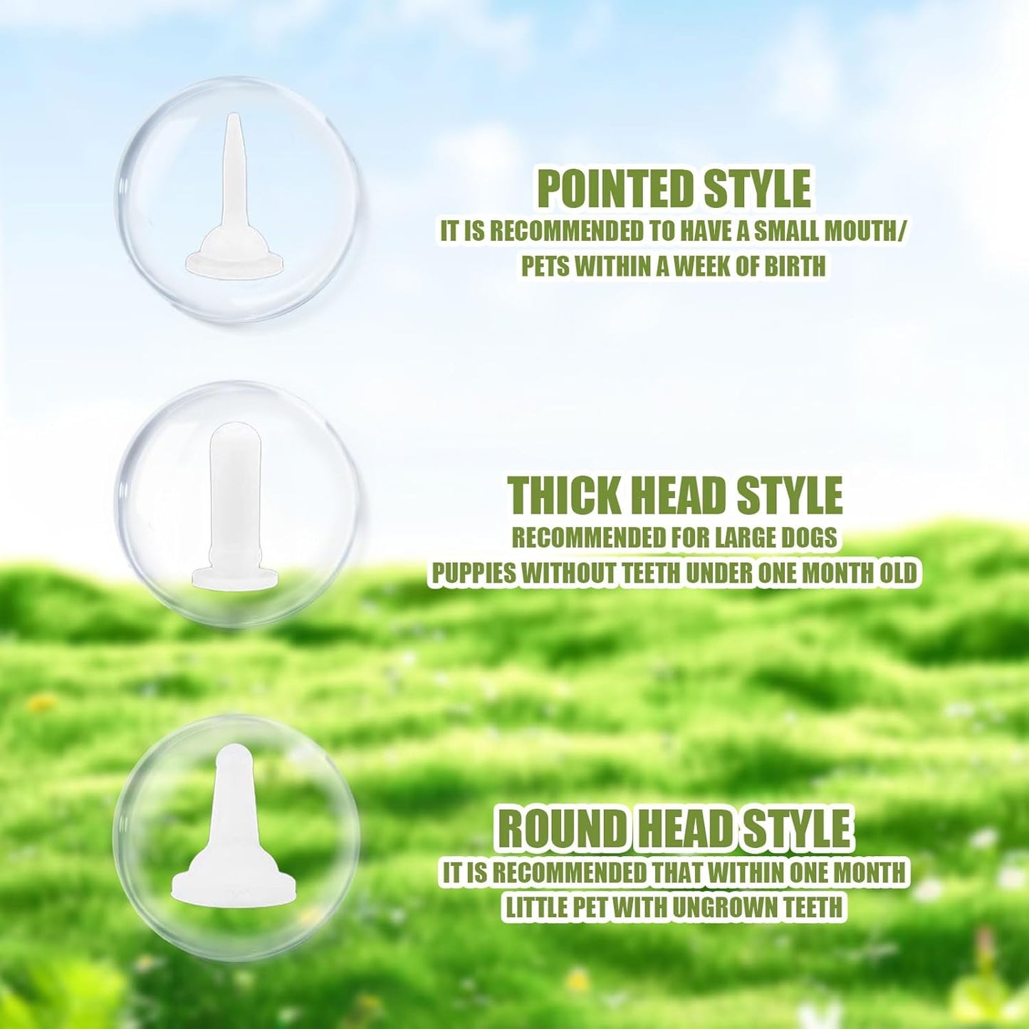 Suxgumoe Pet Feeding Bottle Set, Feeding Silicone Nipple with Bottle and Syringes, Reusable Pet Nursing Kits Feeding Tools for Rabbits, Small Animals (1 Bottle+3 Nipples+2 Syringes + 1 Cup+ 1 Spoon)