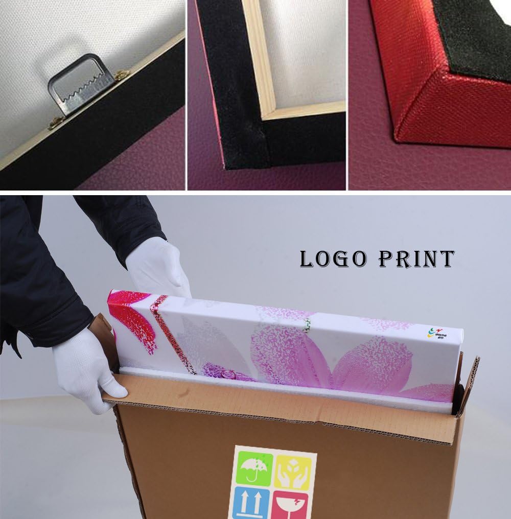 KREATIVE ARTS Large 3 Pieces Canvas Prints Wall Art Sunset Sea Water Ocean Wave Pictures Paintings Modern Stretched and Framed Seascape Giclee Artwork Ready to Hang for Living Room Home Decorations