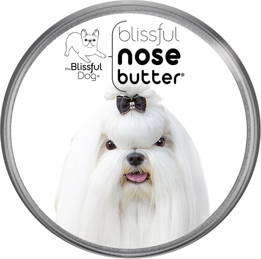 The Blissful Dog Maltese Unscented Nose Butter - Dog Nose Butter, 8 Ounce