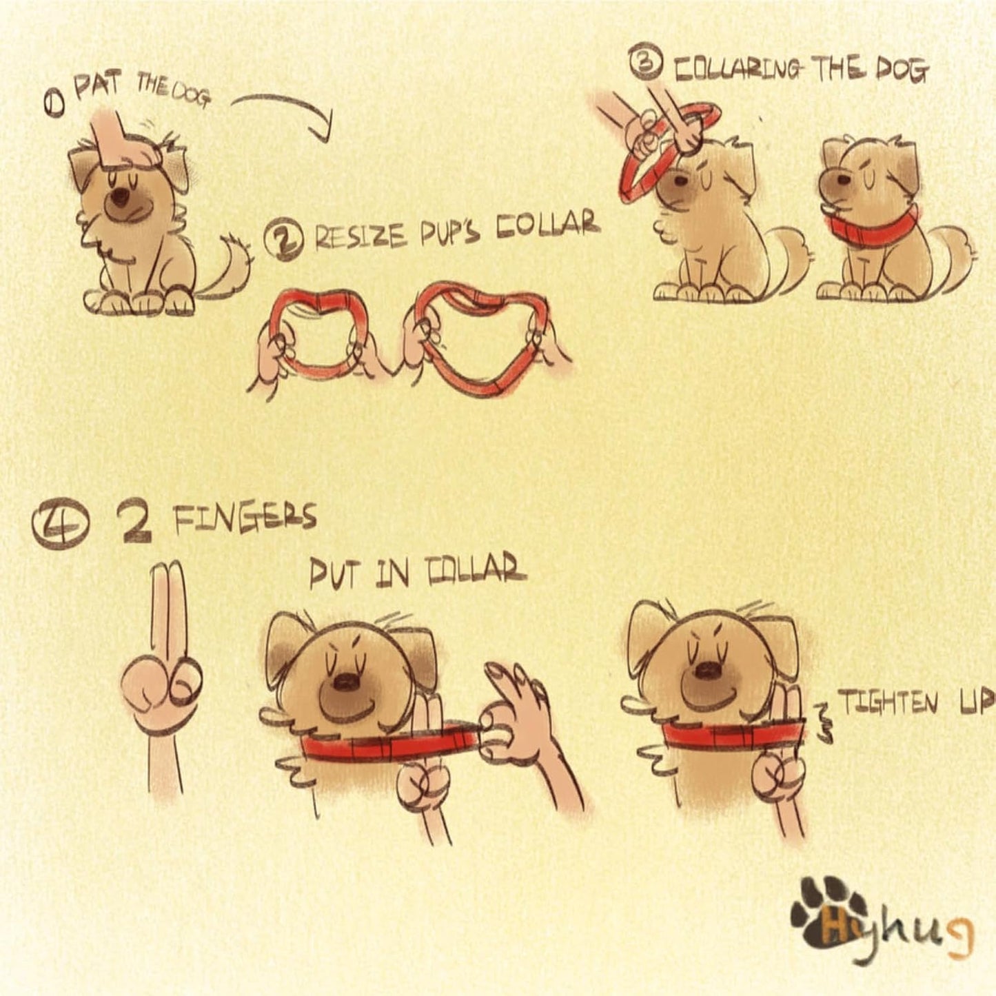 Hyhug Pets Premium Upgraded Heavy Duty Nylon Anti-Escape Martingale Collar for Boy and Girl Dogs Comfy and Safe - Professional Training, Daily Use Walking. (Army Green, Small)