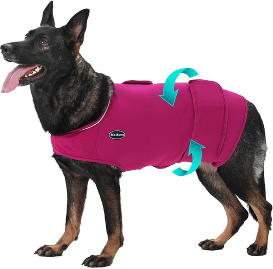 Dog Anxiety Vest - Thunder & Fireworks Calming Shirt for Dogs, Vet Visits & Separation - No Medicine or Training Required