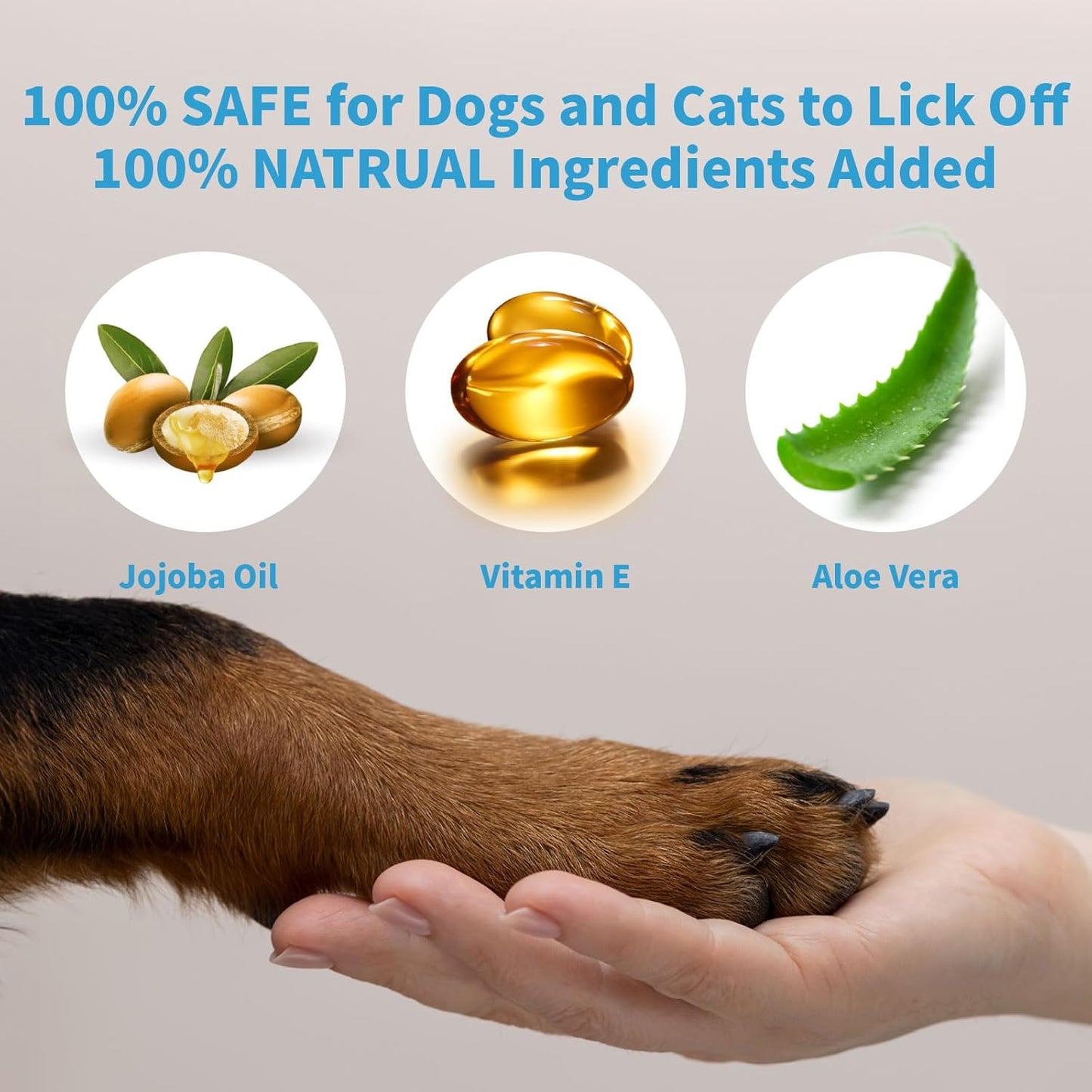 Mooncat Cat Paw Balm – Cat-Specific Paw & Nose Moisturizer for Dry Cracked Pads, Fast Absorbing Lick Safe Natural Botanical Care, Non Greasy Fragrance Free Protection & Repair - 2oz (60ml)