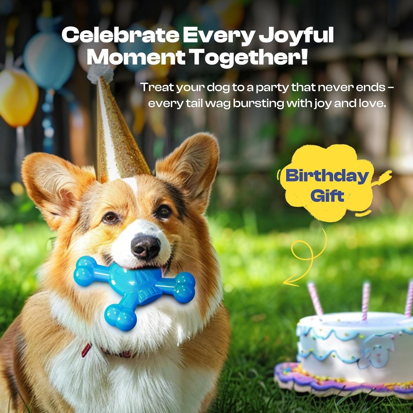 Dog Chew Toys for Aggressive Chewers – Indestructible Nylon Bone for Puppy Teething,Tough Chew Toy for Small Dogs, Bacon Flavor and Outdoor Fun, Skull Design