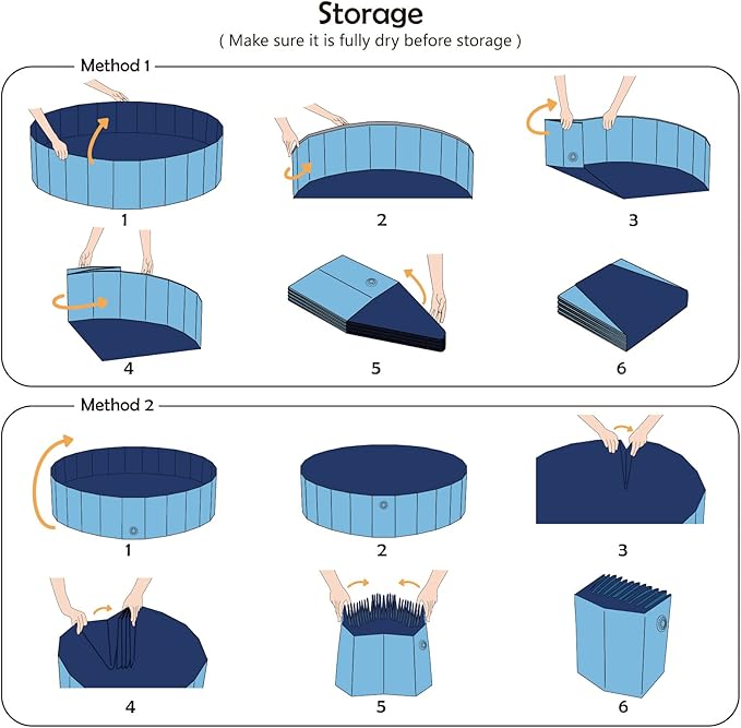 Jasonwell Foldable Dog Pool Collapsible Hard Plastic Dog Swimming Pool Portable Kiddie Pool Pet Pool Doggie Wading Pool Bath Tub for Puppy Small Medium Large Dogs Cats and Kids 79"