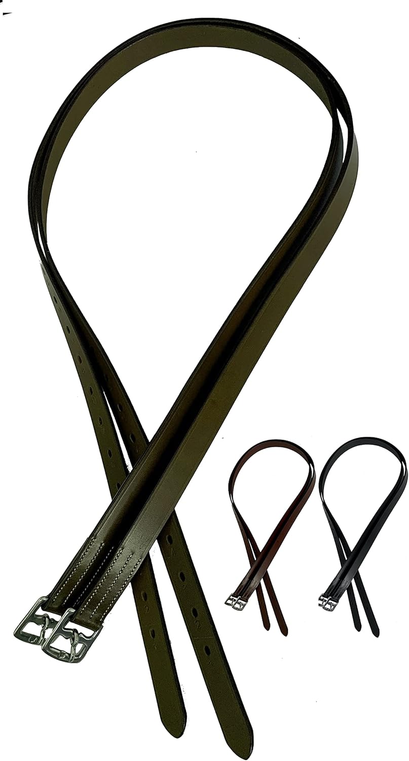 Majestic Ally Genuine Leather English Stirrup Leather (Pair)