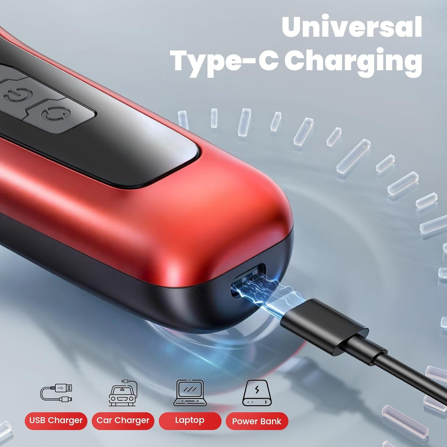 Horse Clippers Low Noise Rechargeble Horse Trimmer Kit, Pet Shaver for Heavy Thick Coats Grooming, 2-Speed Cordless Animal Shears for Horse, Sheep, Cats and Dogs