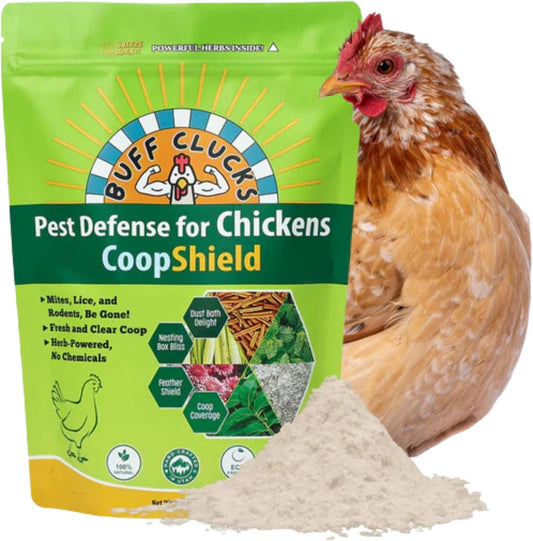 Dust Bath Herb Blend for Chickens - Keep Feathers Clean & Healthy - Food Grade, Natural Nesting Box Herbs for Bedding, Coop Floor, USA (12 oz)