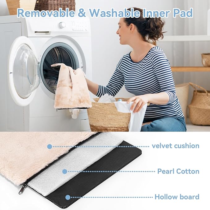 Petsfit Expandable Large Cat Carrier Small Dog Carriers Airline Approved, 17" Lx 11" Wx 11" H Soft-Sided Portable Washable Pet Travel Carrier with 2 Extension for Kittens, Puppies, Rabbits