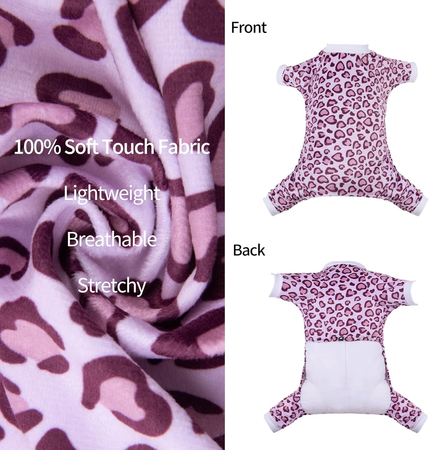 CuteBone Dog Halloween Pajamas Puppy Onesies Small Dogs Soft Pjs Coat Cat Apparel Comfy Pet Christmas Clothes Outfit Doggie Bodysuit P226M