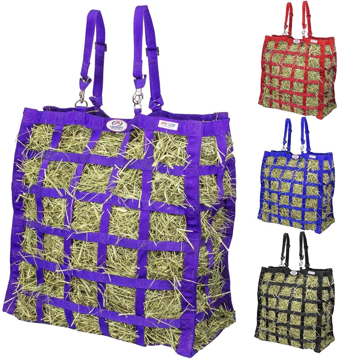Derby Originals Easy Feeder Horse Hay Bag with Super Tough Bottom and 1 Year Warranty
