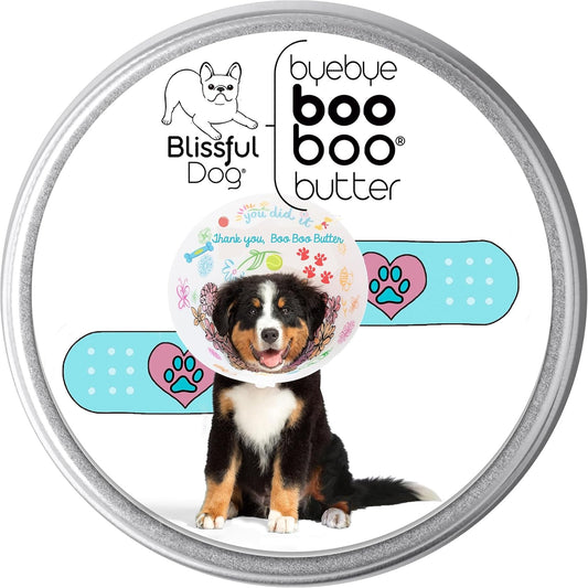The Blissful Dog 4 oz TIN Bernese Mountain Dog Booboo Butter
