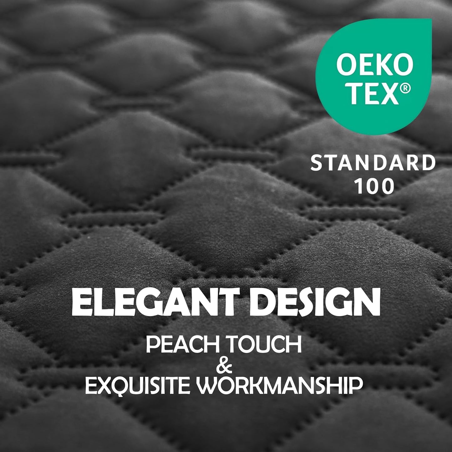 gogobunny 100% Double Sided Waterproof Dog Blanket Soft Pet Bed Cover Reversible Protect Furniture Couch Sofa Car for Puppy Large Dog Cat (Dark Charcoal/Light Charcoal, 30x30 Inch (Pack of 1))