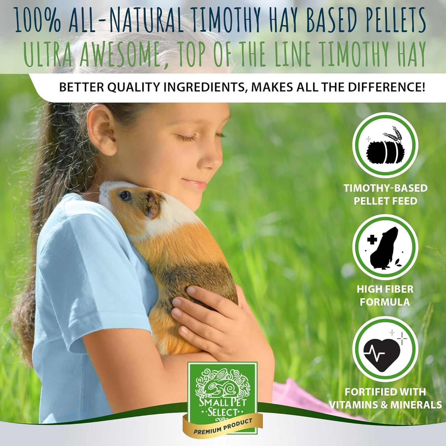 Small Pet Select Guinea Pig Food Pellets, 10 Lb.