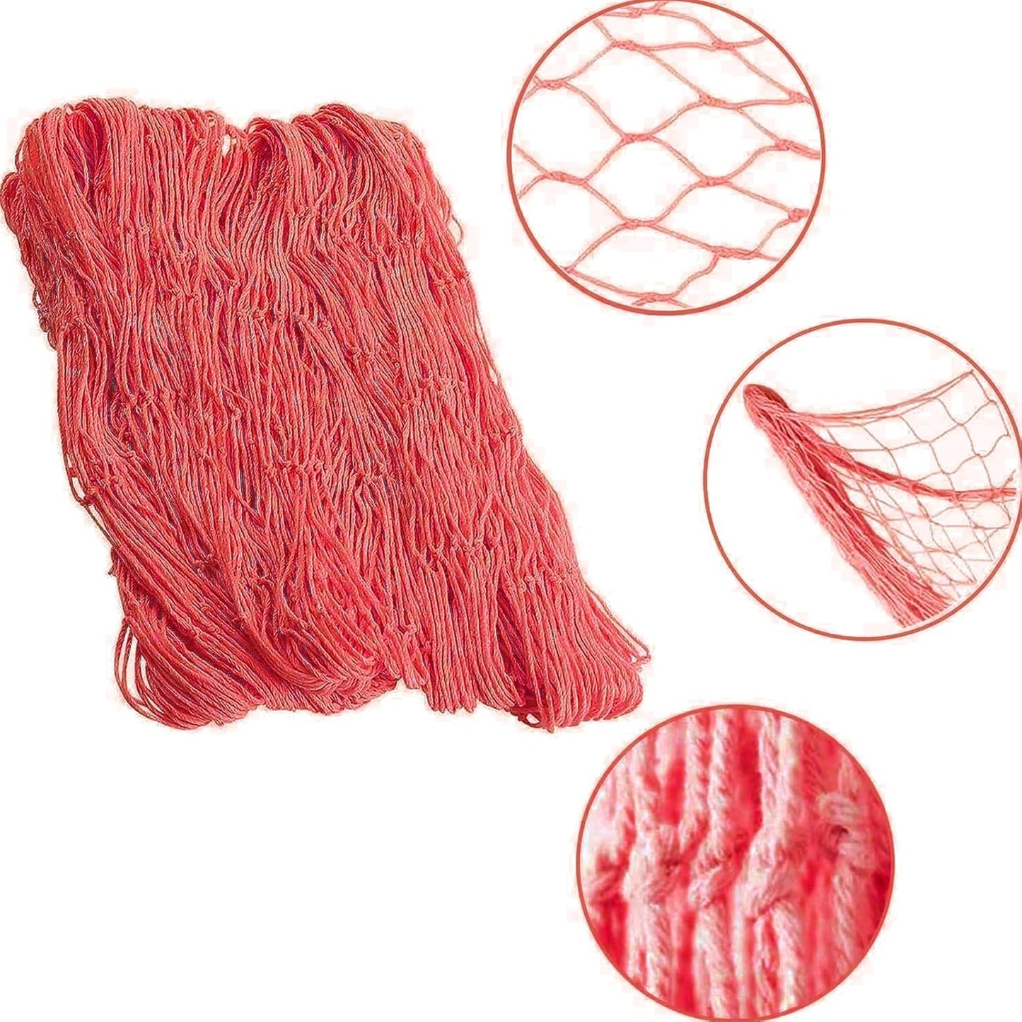 Rosoz Nature Fish Net Wall Decoration with Shells, Ocean Themed Wall Hangings Fishing Net Party Decor for Pirate Party,Wedding,Photographing Decoration