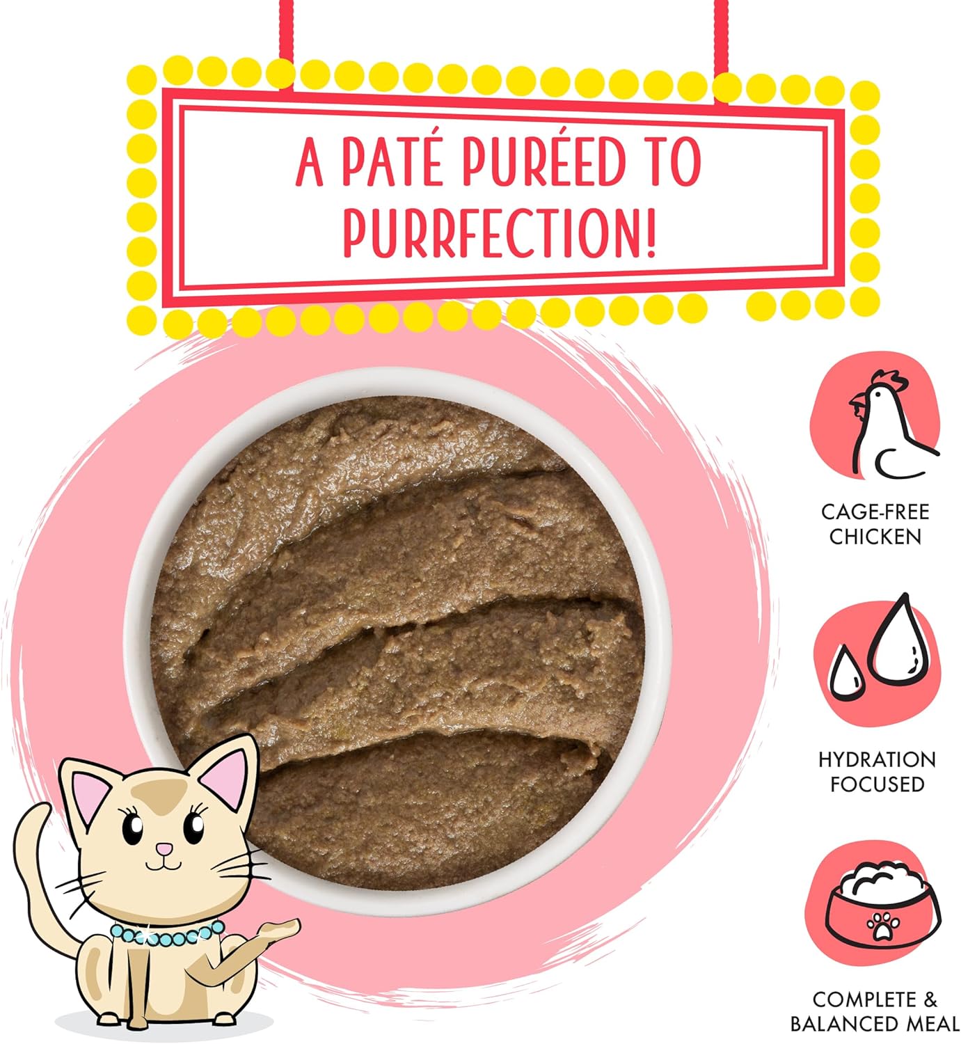 Weruva Wet Cat Food, Jolly Good Fares with Chicken and Salmon Pate, 5.5oz Can, Pack of 8