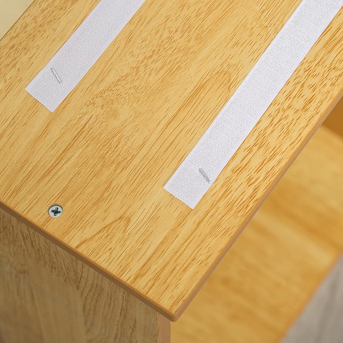 PawHut Pet Stairs, Small Pet Steps with Cushioned Removable Covering for Dogs and Cats Up to 22 Lbs., Natural